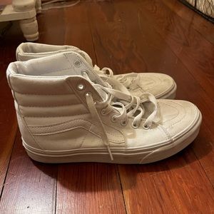 WHITE VANS HIGHTOPS